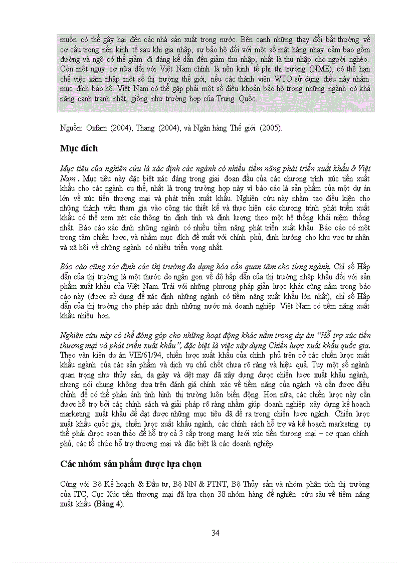 image for page Đánh giá tiềm năng xuất khẩu của Việt Nam