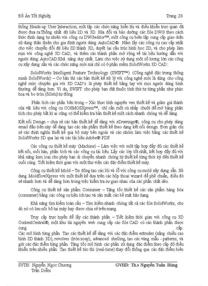 image for page Thiết kế sản phẩm nhựa và khuôn ứng dụng phần mềm SOLIDWOKS