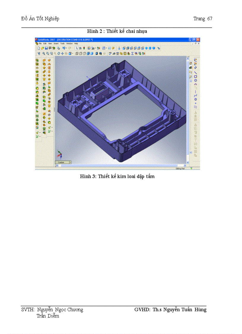 image for page Thiết kế sản phẩm nhựa và khuôn ứng dụng phần mềm SOLIDWOKS