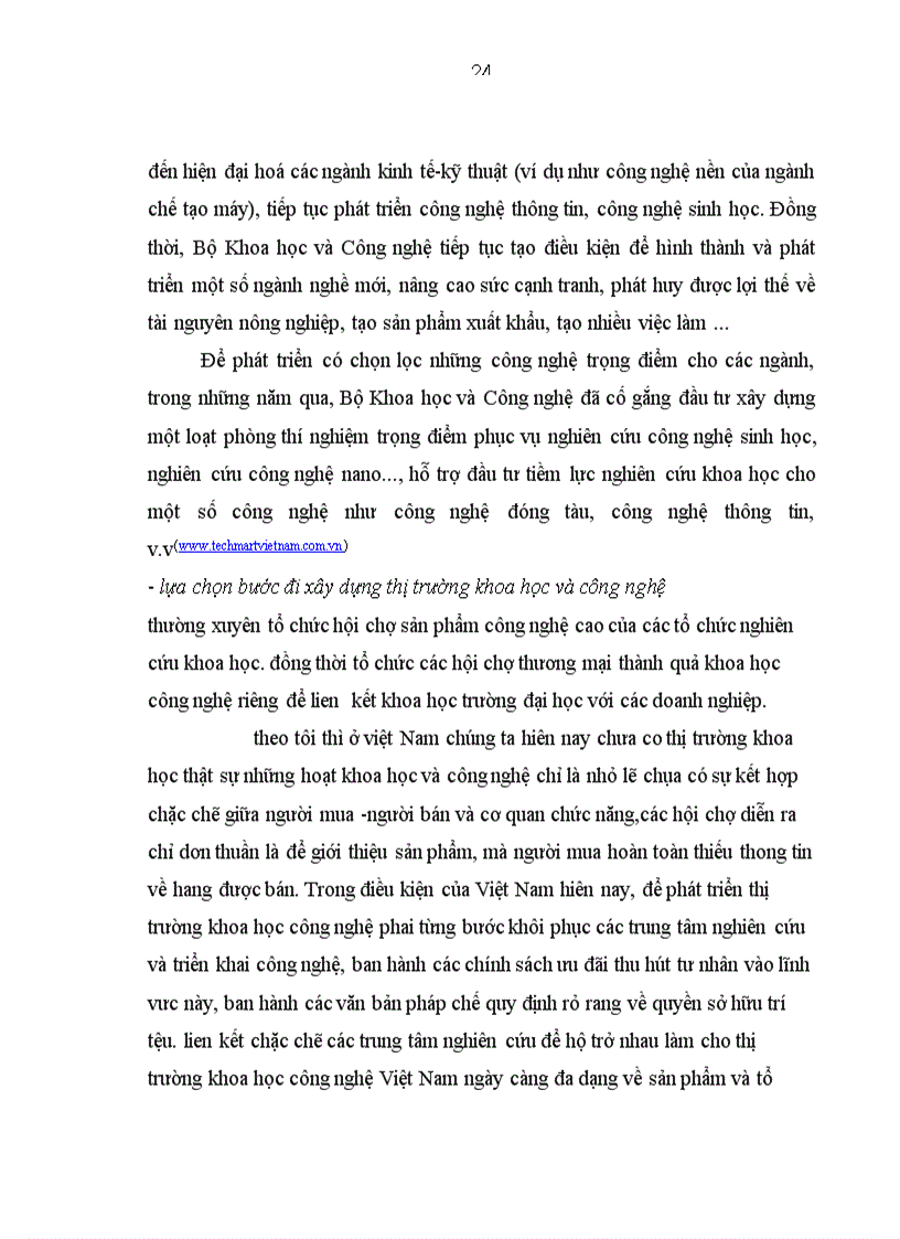 image for page Thị trường khoa học công nghệ đối với quá trình phát triển kinh tế thị trường định hướng xã hội chủ nghĩa ở Việt Nam