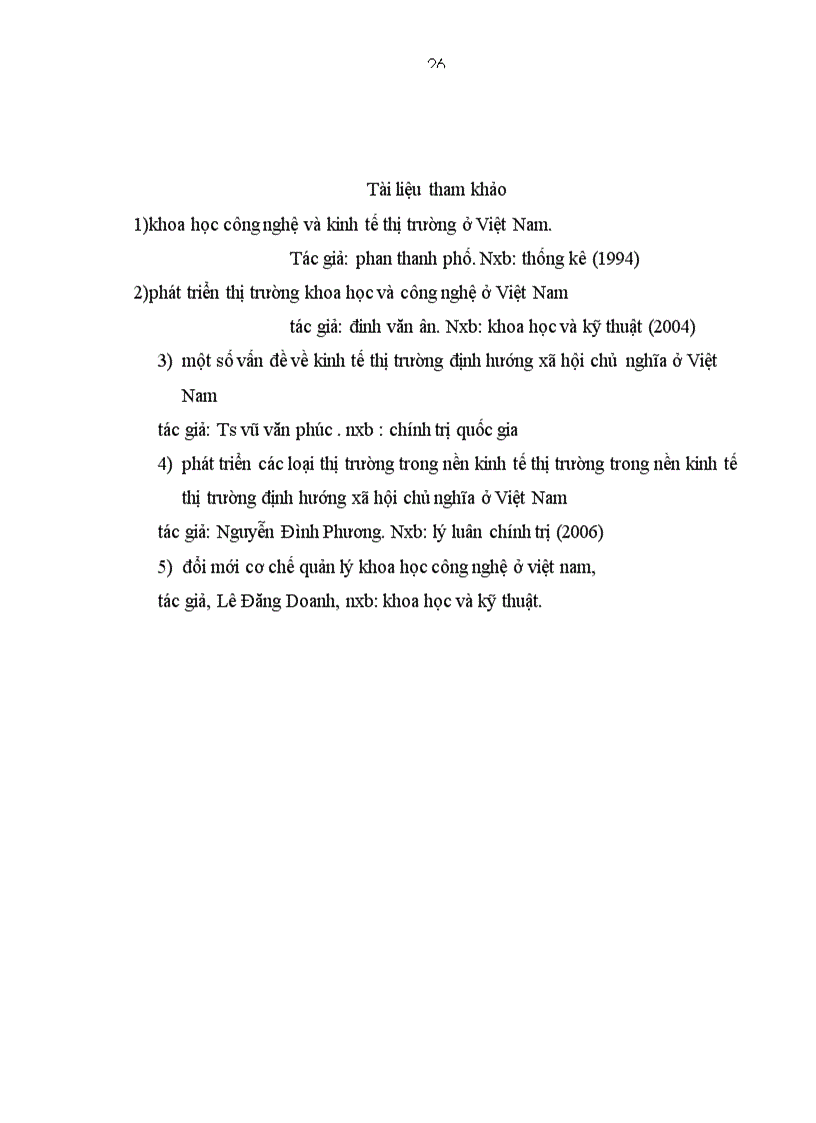 image for page Thị trường khoa học công nghệ đối với quá trình phát triển kinh tế thị trường định hướng xã hội chủ nghĩa ở Việt Nam