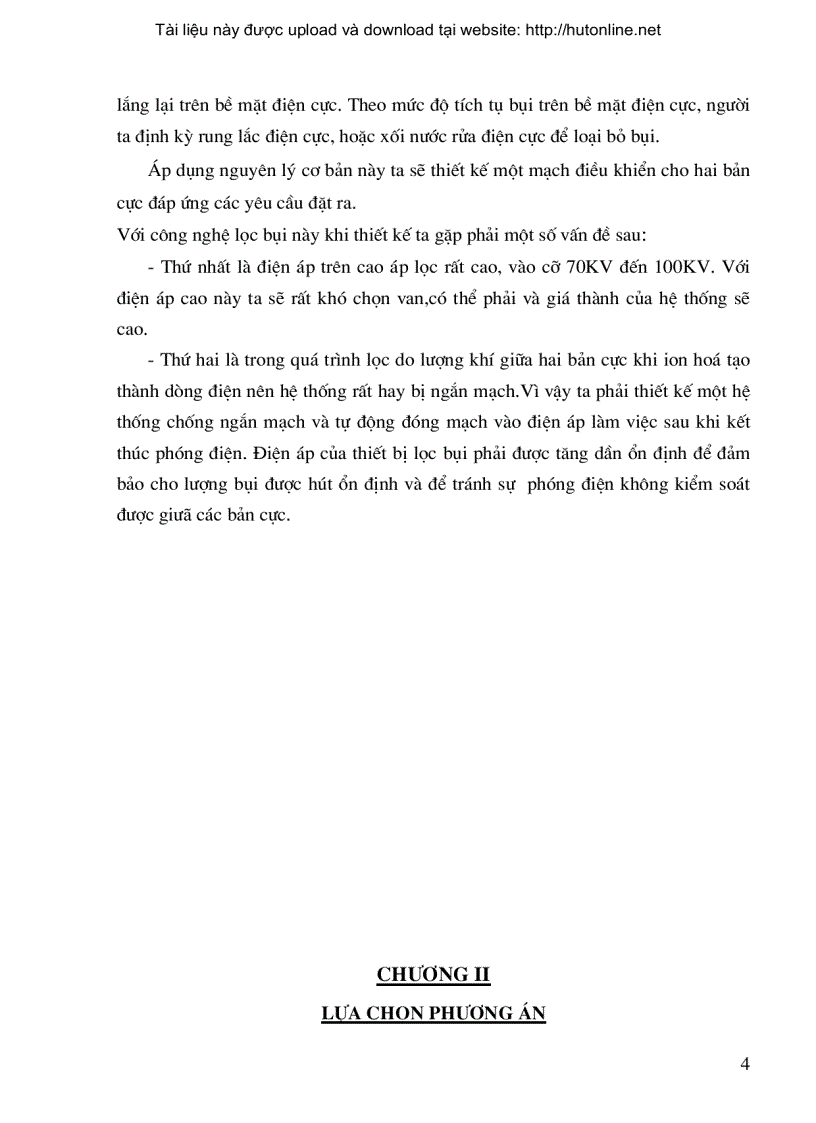 image for page Thiết kế mạch điều khiển hệ thống lọc bụi tĩnh