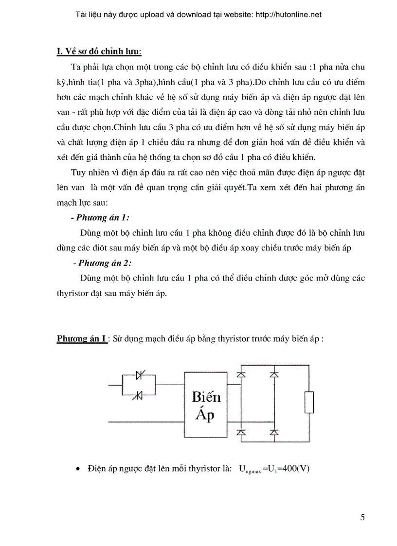 image for page Thiết kế mạch điều khiển hệ thống lọc bụi tĩnh
