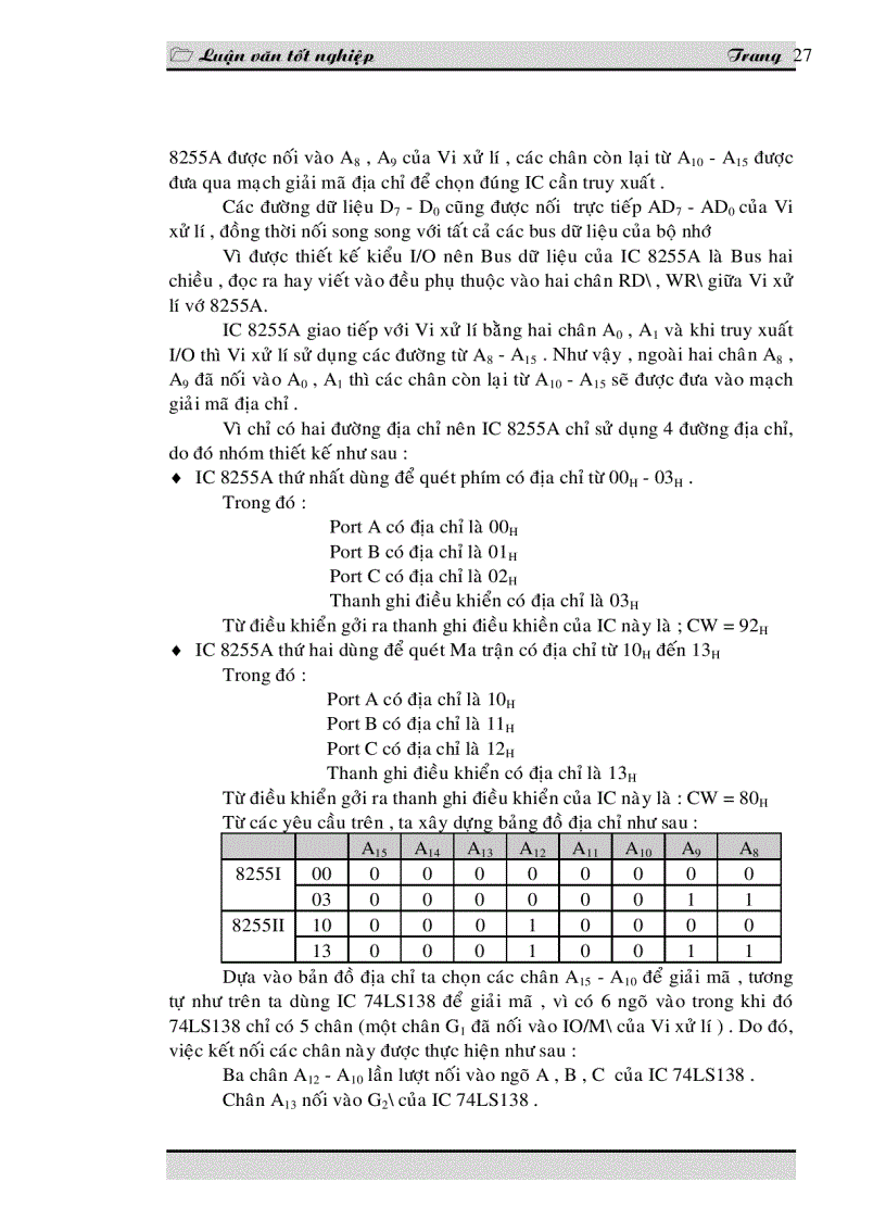 image for page Thiết kế mạch quang báo dùng 8085A PDF