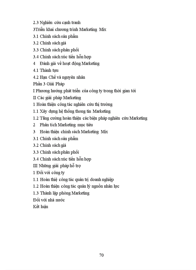 image for page Các Giải pháp Marketing nhằm duy trì mở rộng thị trường của công ty Giầy Thượng Đình