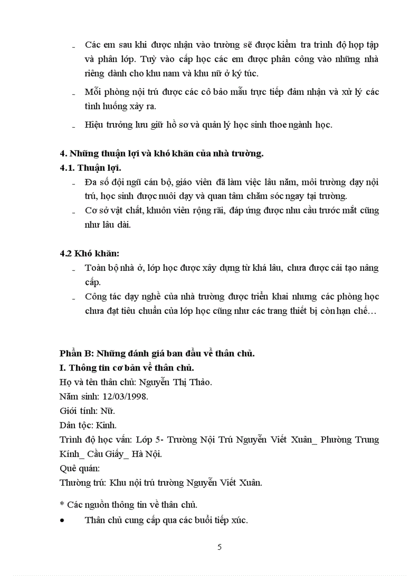 image for page Báo cáo thực tập Công tác xã hội cá nhân tại trường Nguyễn Viết Xuân Cầu Giấy Hà Nội