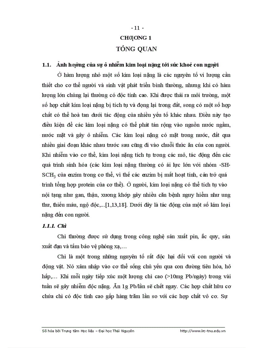image for page Nghiên cứu khả năng hấp phụ một số ion kim loại nặng trên vật liệu hấp phụ chế tạo từ bã mía và thăm dò xử lí môi trường