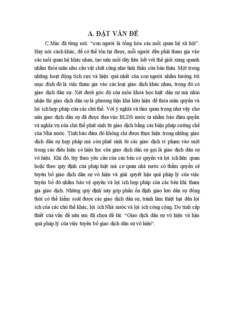 image for page Giao dịch dân sự vô hiệu và hậu quả pháp lý của việc tuyên bố giao dịch dân sự vô hiệu 21trang