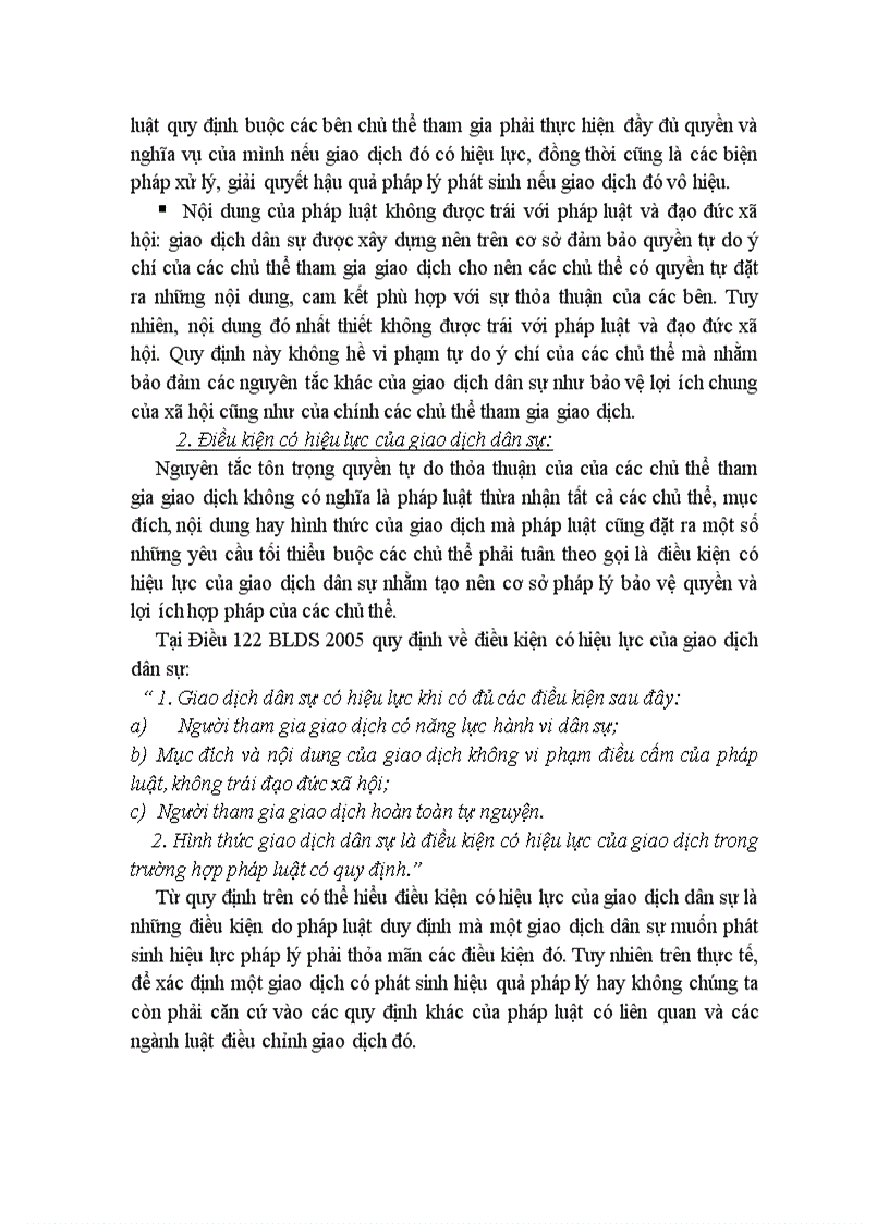 image for page Giao dịch dân sự vô hiệu và hậu quả pháp lý của việc tuyên bố giao dịch dân sự vô hiệu 21trang