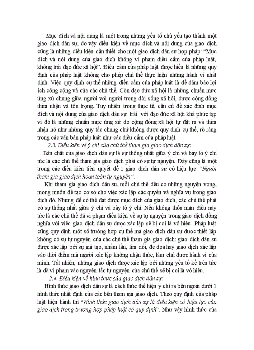 image for page Giao dịch dân sự vô hiệu và hậu quả pháp lý của việc tuyên bố giao dịch dân sự vô hiệu 21trang
