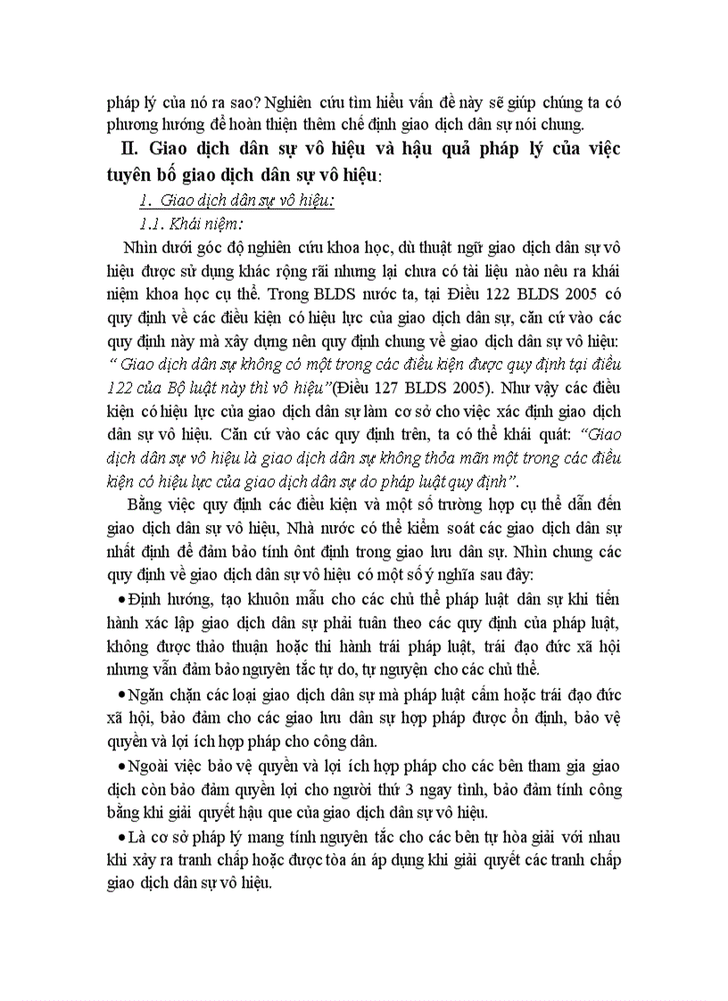 image for page Giao dịch dân sự vô hiệu và hậu quả pháp lý của việc tuyên bố giao dịch dân sự vô hiệu 21trang