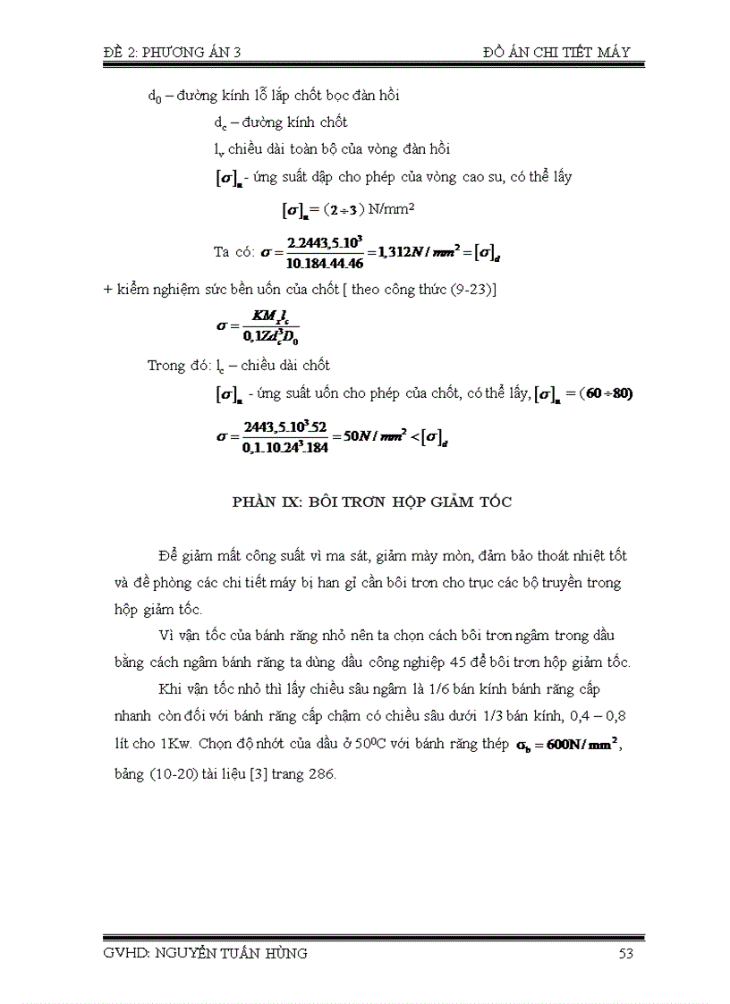 image for page Thiết kế hệ thống dẫn động thùng trộn