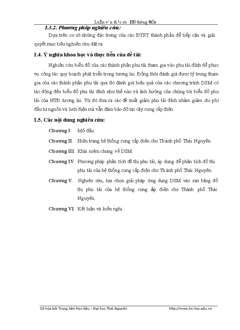 image for page Nghiên cứu và ứng dụng chương trình DSM vào điều khiển quản lý nhu cầu điện năng cho thành phố Thái Nguyên