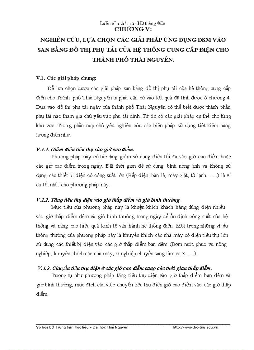 image for page Nghiên cứu và ứng dụng chương trình DSM vào điều khiển quản lý nhu cầu điện năng cho thành phố Thái Nguyên