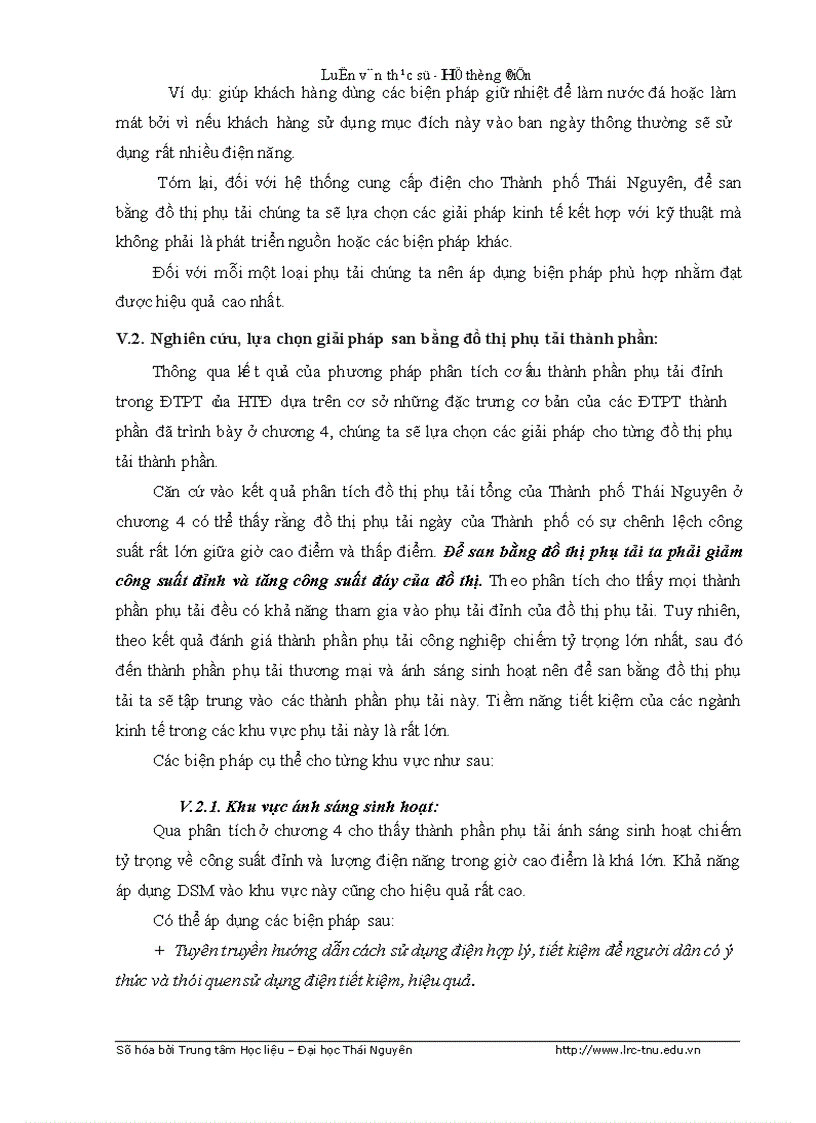 image for page Nghiên cứu và ứng dụng chương trình DSM vào điều khiển quản lý nhu cầu điện năng cho thành phố Thái Nguyên