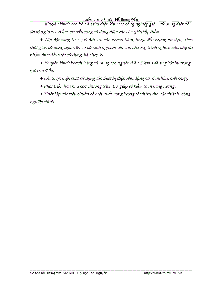 image for page Nghiên cứu và ứng dụng chương trình DSM vào điều khiển quản lý nhu cầu điện năng cho thành phố Thái Nguyên