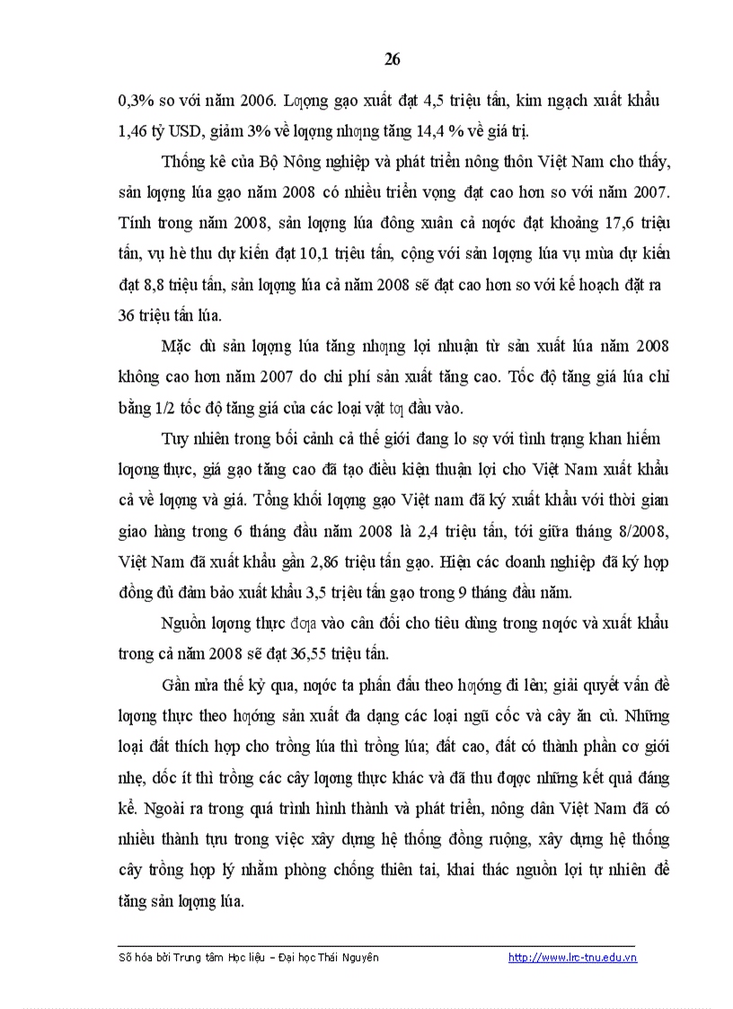 image for page Nghiên cứu đặc điểm sinh trưởng phát triển của một số dòng giống lúa thuần và ảnh hưởng của một số biện pháp kỹ thuật đến năng suất của dòng lúa CL02 tại Sơn Dương Tuyên Quang