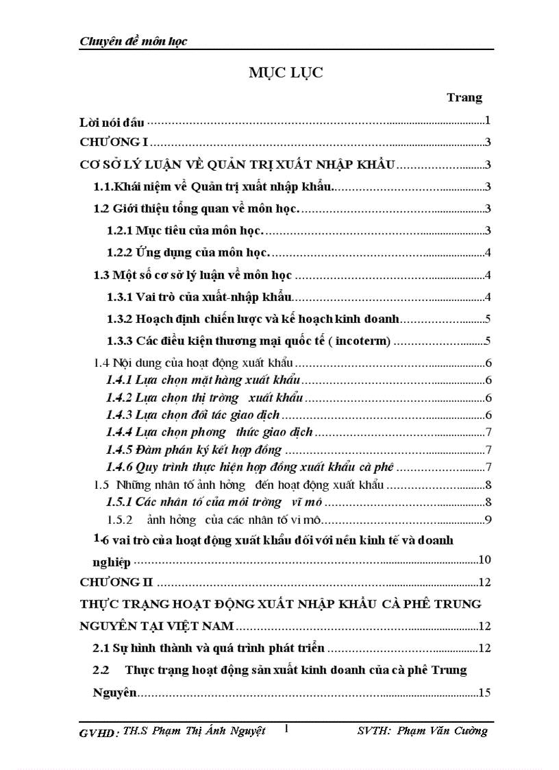 image for page Thực trạng hoạt động xuất nhập khẩu của cà phê trung Nguyên giai đoạn hiện nay