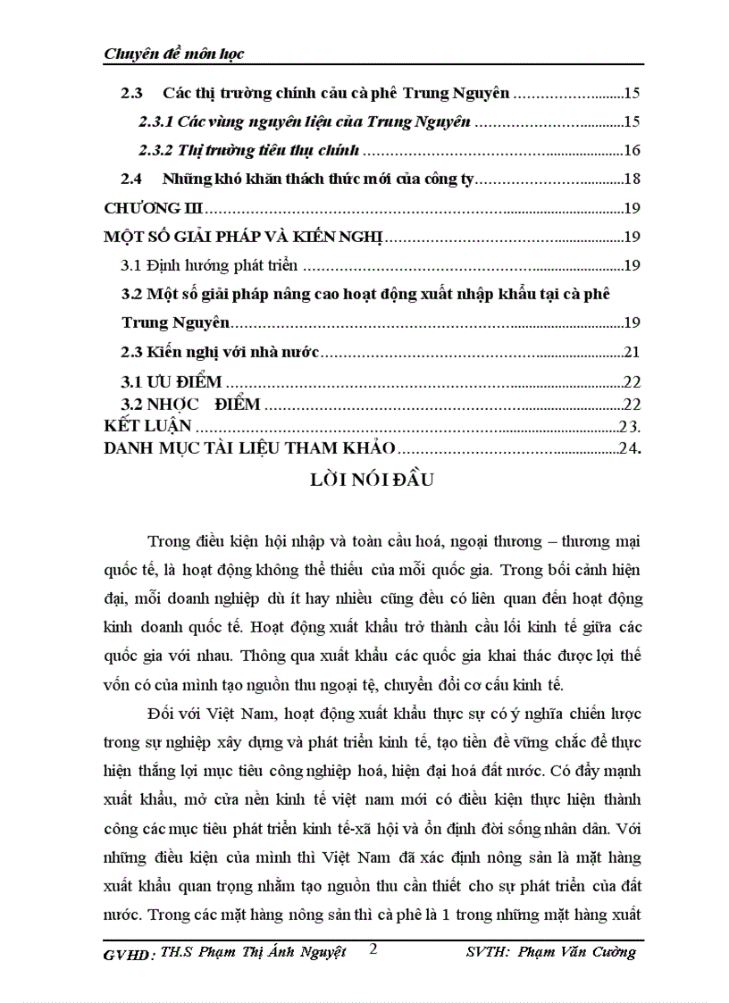 image for page Thực trạng hoạt động xuất nhập khẩu của cà phê trung Nguyên giai đoạn hiện nay