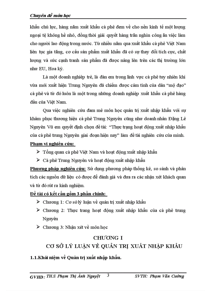 image for page Thực trạng hoạt động xuất nhập khẩu của cà phê trung Nguyên giai đoạn hiện nay