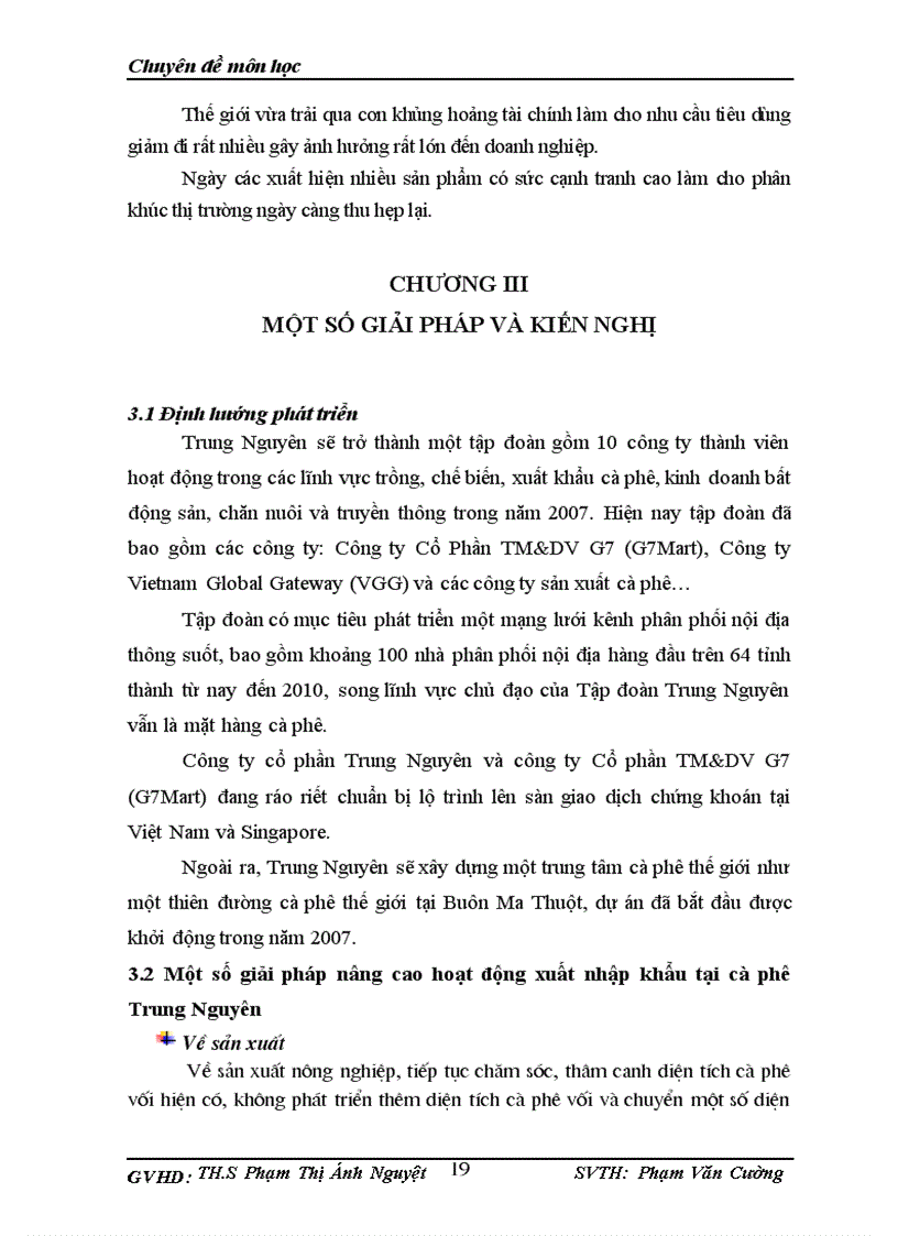 image for page Thực trạng hoạt động xuất nhập khẩu của cà phê trung Nguyên giai đoạn hiện nay