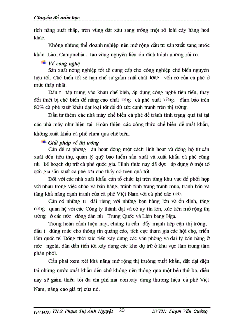 image for page Thực trạng hoạt động xuất nhập khẩu của cà phê trung Nguyên giai đoạn hiện nay