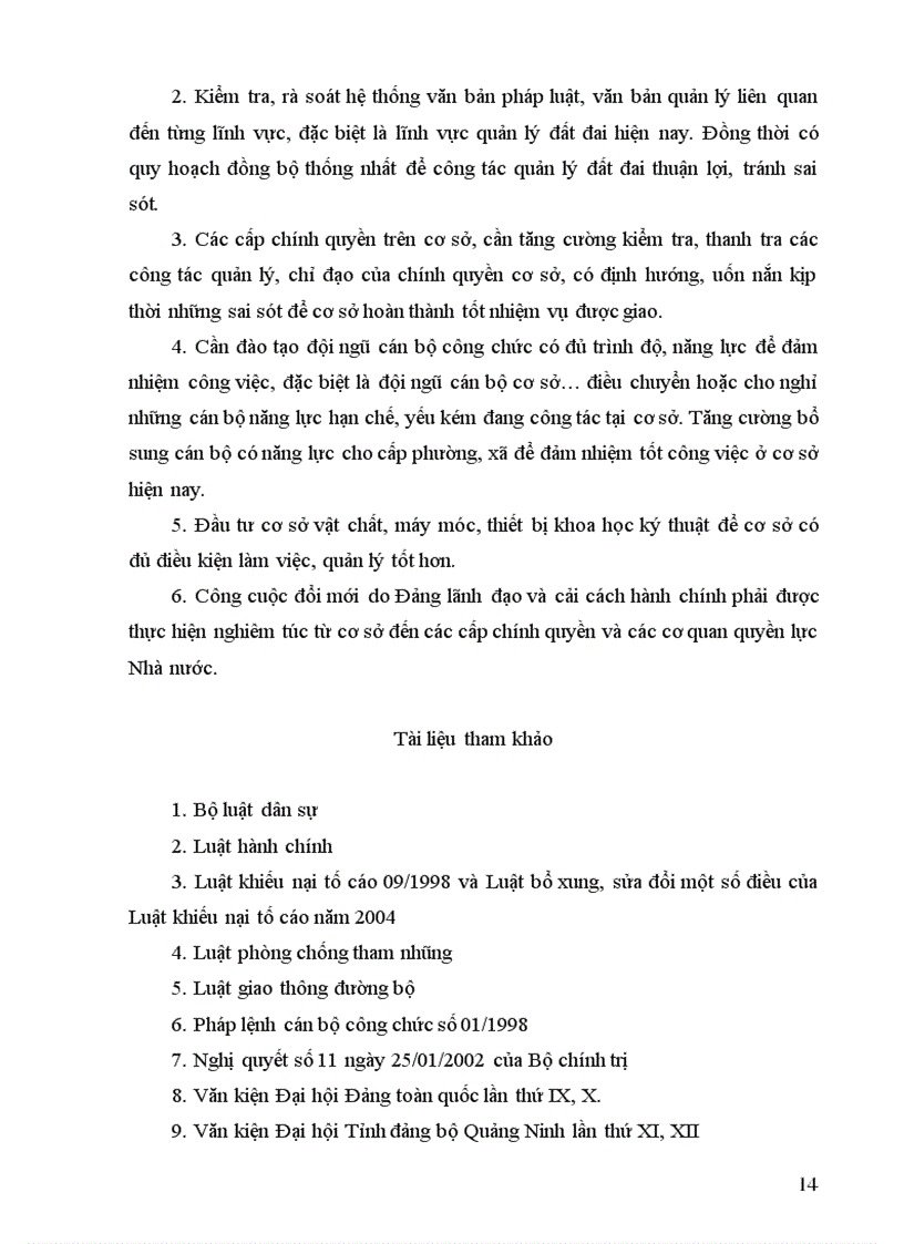 image for page Bài tập Tình huống quản lý Giải quyết khiếu nại tố cáo của công dân về công tác giải phóng mặt bằng hành lang an toàn giao thông trên quốc lộ 32