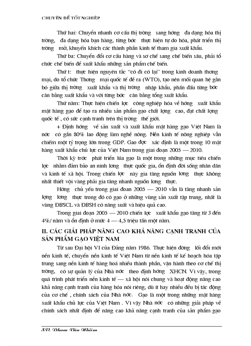 image for page Các Giải pháp nhằm nâng cao khả năng cạnh tranh của sản phẩm gạo Việt Nam