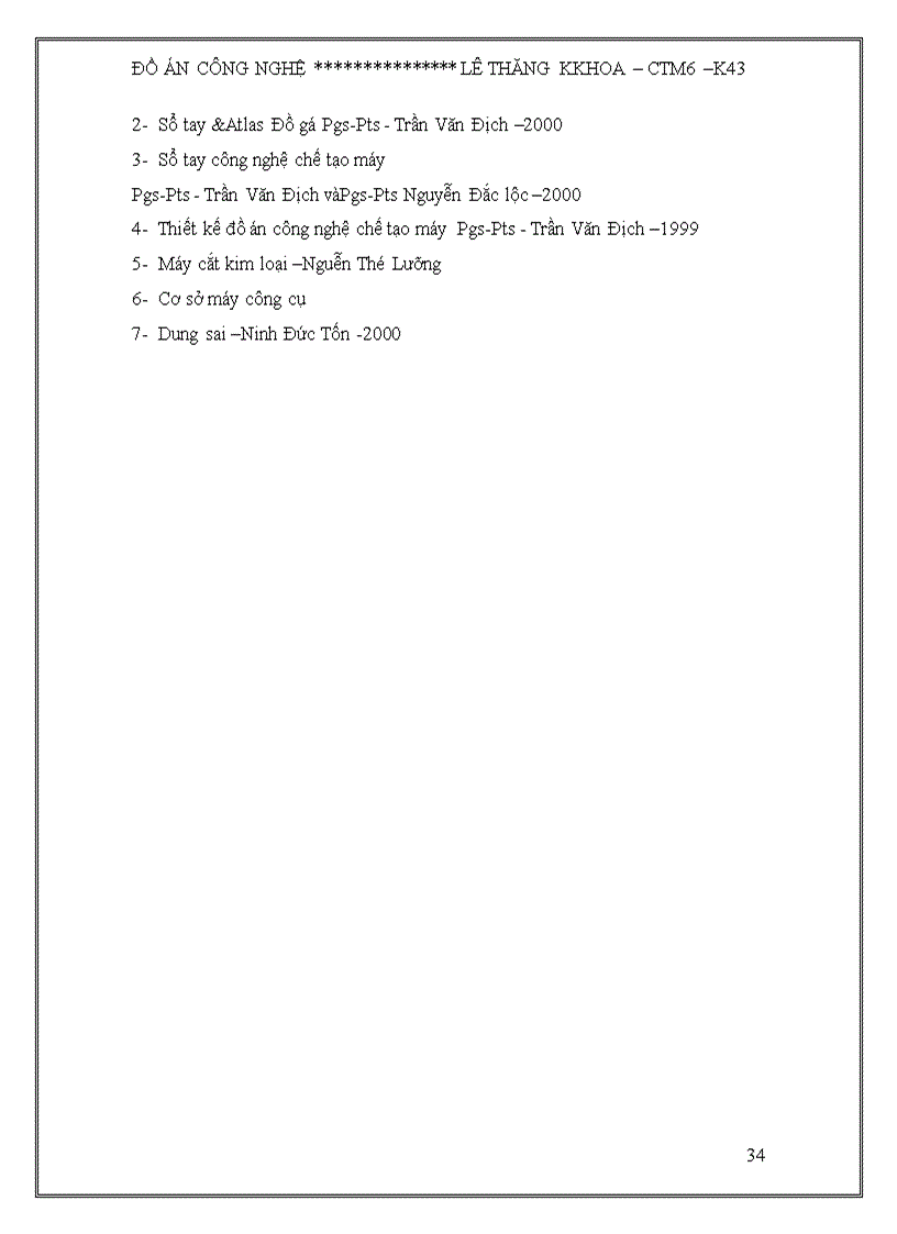 image for page ĐỒ ÁN CÔNG NGHỆ CHẾ TẠO MÁY Thiết kế qui trình công nghệ chế tạo chi tiết bích nhặn