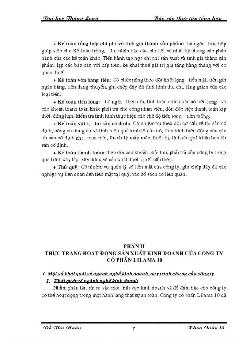 image for page Thực trạng hoạt động sản xuất kinh doanh của công ty cổ phần lilama 10