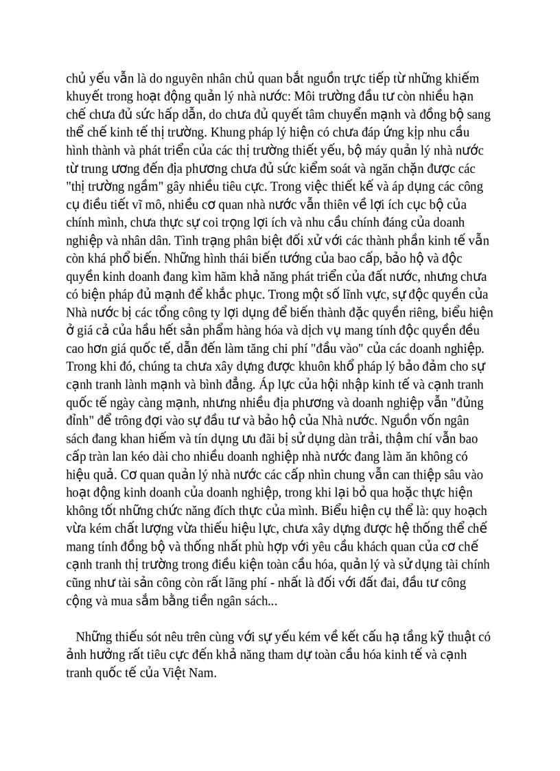 image for page Hội nhập kinh tế quốc tế và vấn đề nâng cao sức cạnh tranh của nền kinh tế Việt Nam