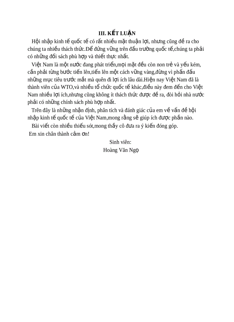 image for page Hội nhập kinh tế quốc tế và vấn đề nâng cao sức cạnh tranh của nền kinh tế Việt Nam