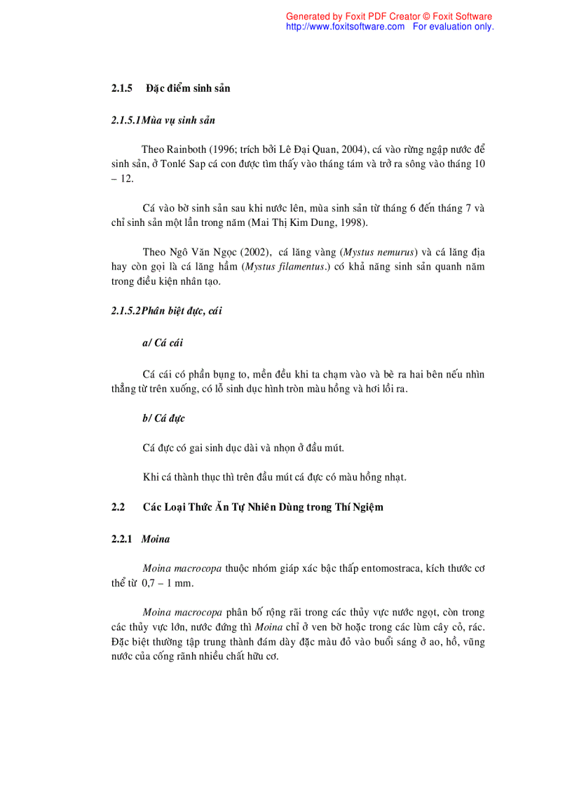 image for page Xác định thời điểm thay thế trùn chỉ bằng thịt cá trong ương nuôi cá lăng nha Mystus wyckioides