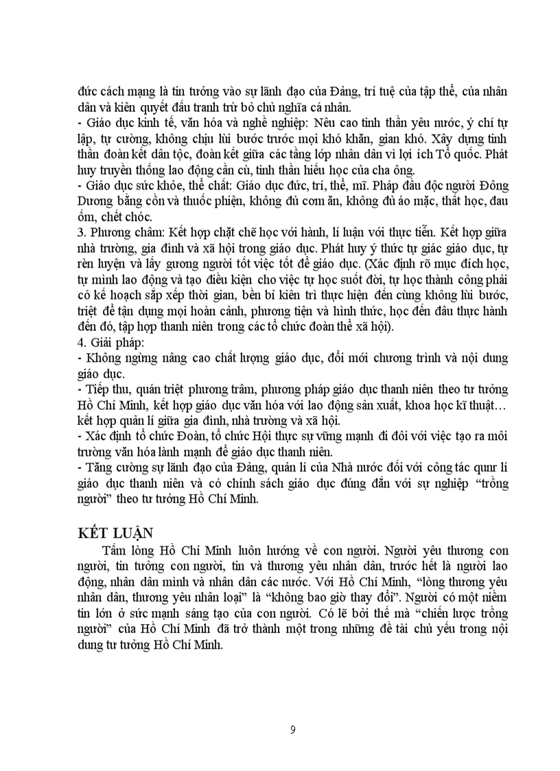 image for page Tư tưởng Hồ Chí Minh về chiến lược trồng người