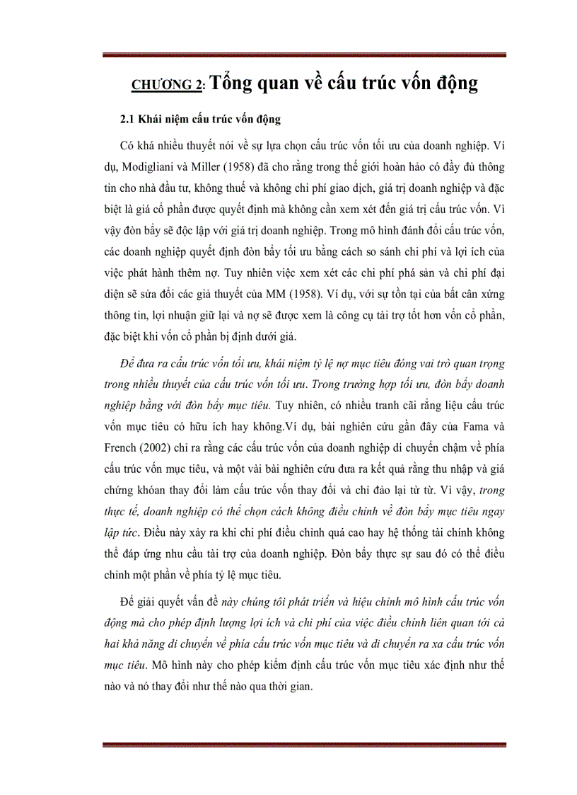 image for page Ứng dụng cấu trúc vốn động trong việc xác định cấu trúc vốn hợp lý của các công ty cổ phần tại Việt Nam