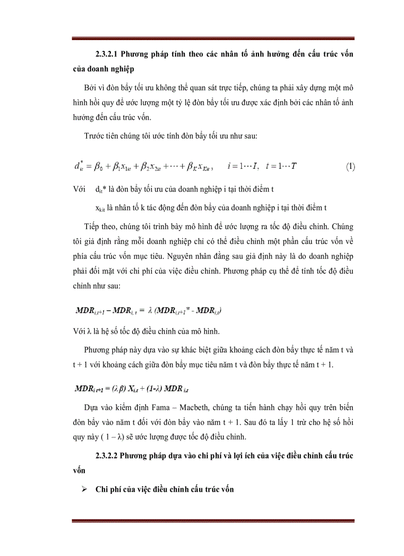 image for page Ứng dụng cấu trúc vốn động trong việc xác định cấu trúc vốn hợp lý của các công ty cổ phần tại Việt Nam