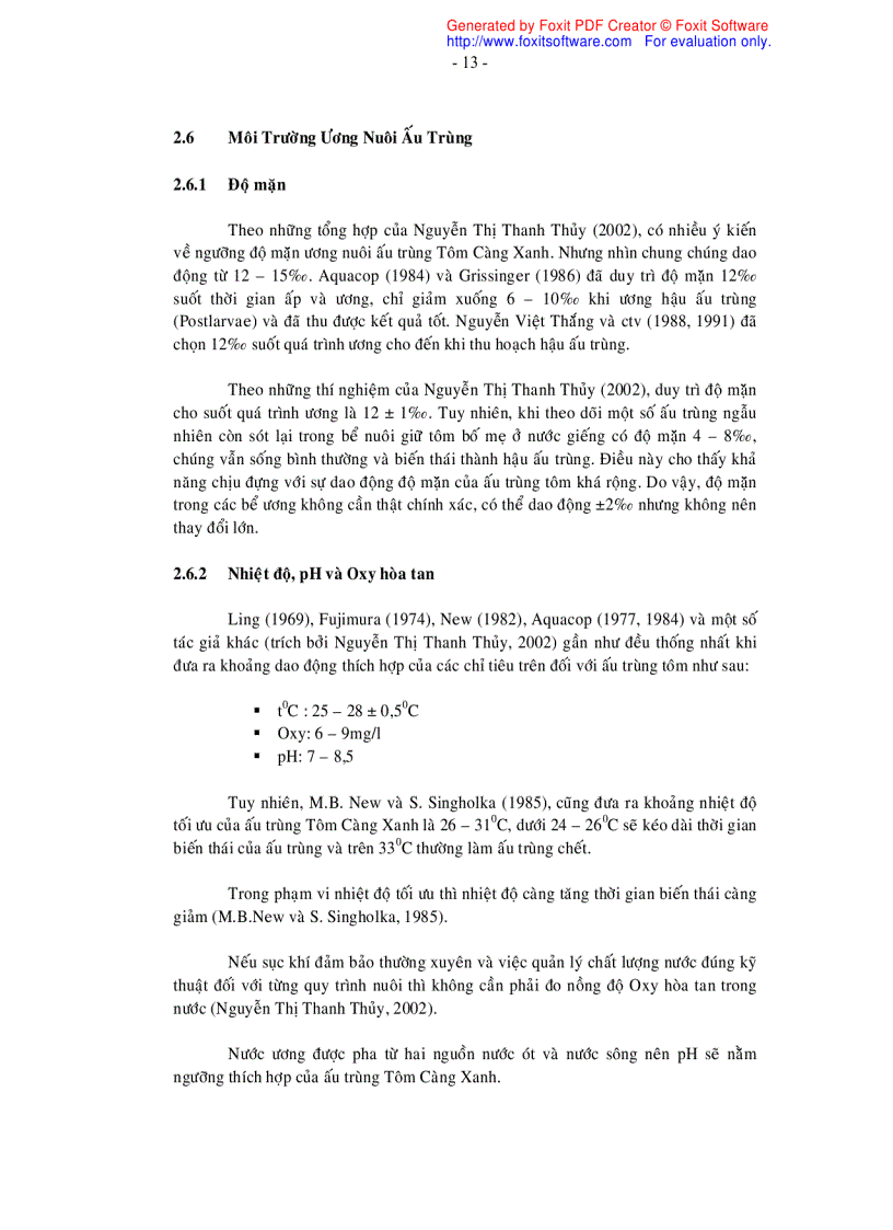 image for page Khảo sát qui trình sản xuất giống tôm càng xanh Macrobrachium rosenbergii theo mô hình nước trong hở tại trại sản xuất giống Mỹ Thạnh Thành phố Long Xuyên tỉnh An Giang