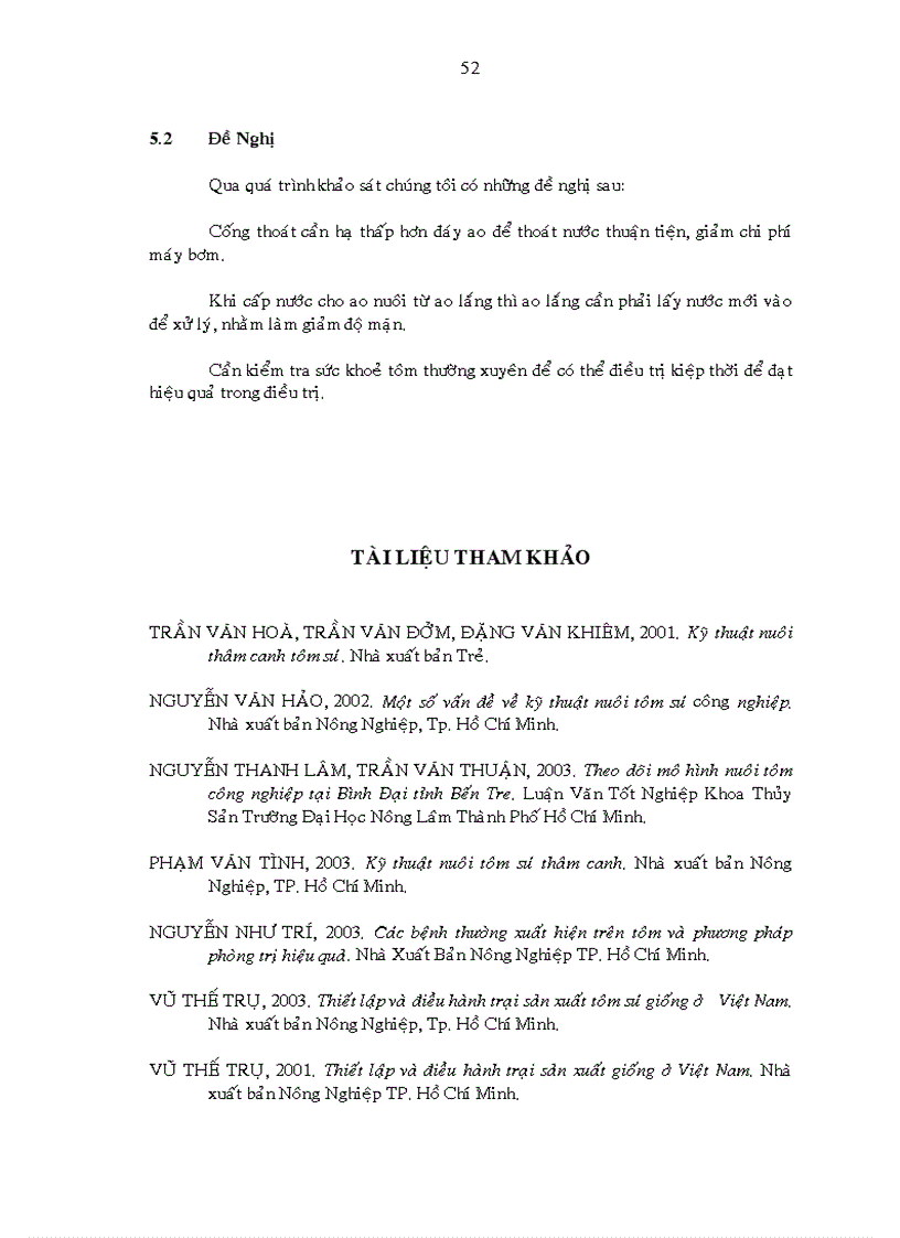 image for page Khảo sát mô hình nuôi tôm sú công nghiệp tại Bình Đại tỉnh Bến Tre