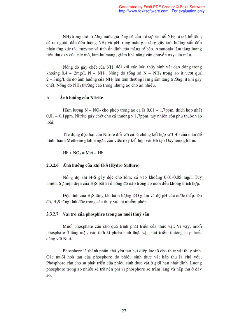 image for page Tác động của chế phẩm sinh học lên môi trường nước