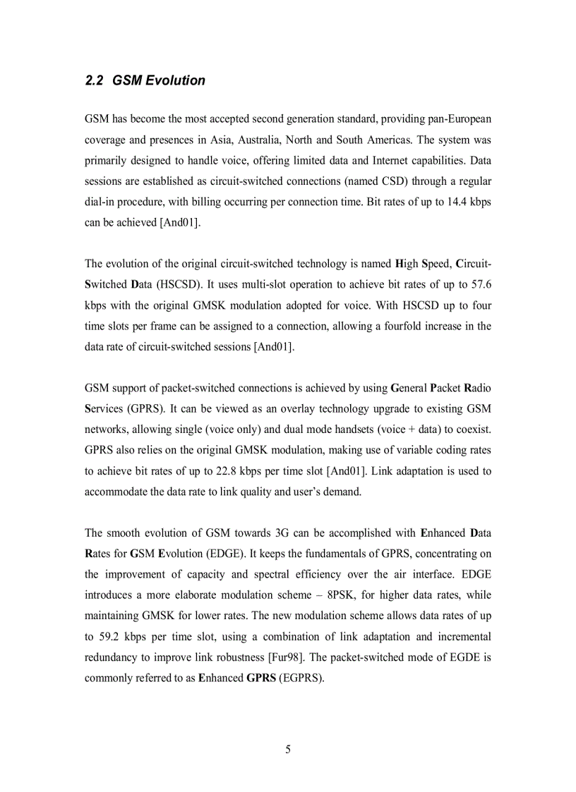 image for page Radio Link Performance of 3G Technologies for Wireless Networks