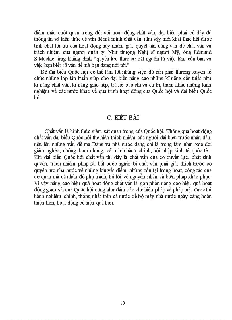 image for page Nâng cao hoạt động chất vấn của đại biểu Quốc Hội