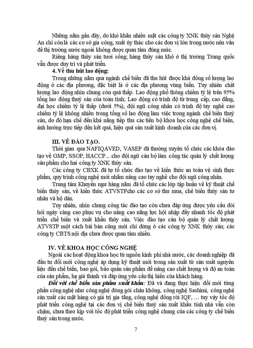 image for page Phát triển chế biến và xuất khẩu thủy sản nghệ an giai đoạn 2006 2010