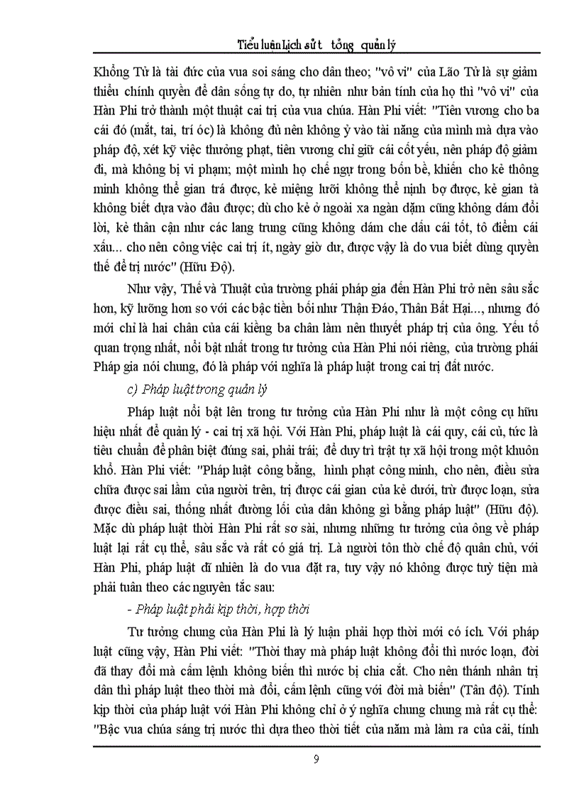 image for page Lịch sử tư tưởng quản lý Tư tưởng của Khổng tử Hàn Phi Tử điểm giống và khác nhau giữa 2 ông