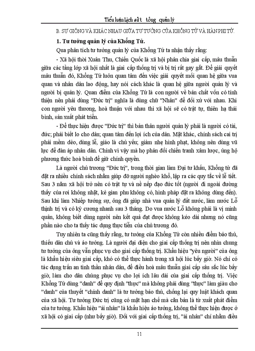 image for page Lịch sử tư tưởng quản lý Tư tưởng của Khổng tử Hàn Phi Tử điểm giống và khác nhau giữa 2 ông