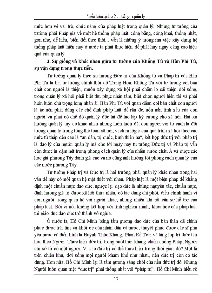 image for page Lịch sử tư tưởng quản lý Tư tưởng của Khổng tử Hàn Phi Tử điểm giống và khác nhau giữa 2 ông