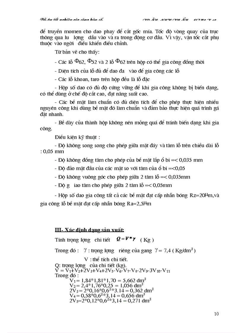 image for page Thiết kế quy trình công nghệ gia công hộp số dao phay mía Bản vẽ AutoCAD
