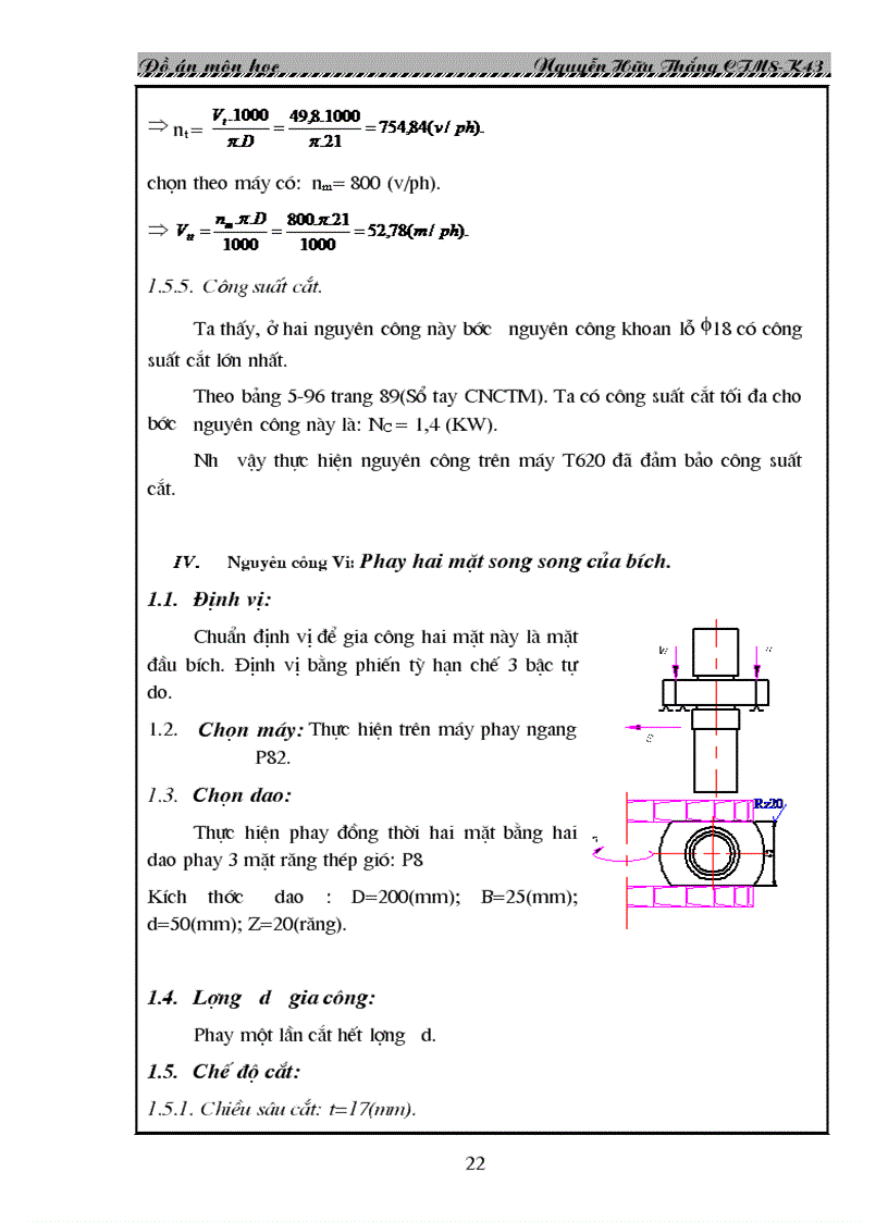 image for page Thiết kế quy trình công nghệ chế tạo chi tiết bạc đỡ