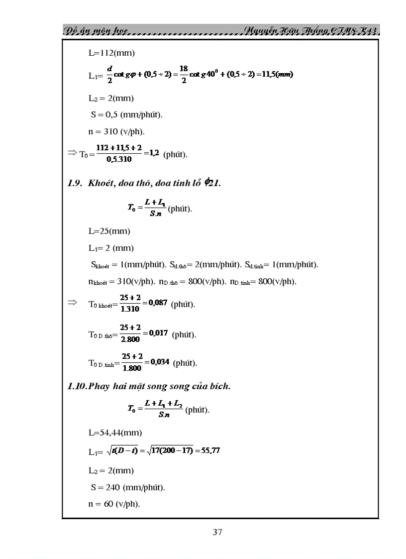 image for page Thiết kế quy trình công nghệ chế tạo chi tiết bạc đỡ