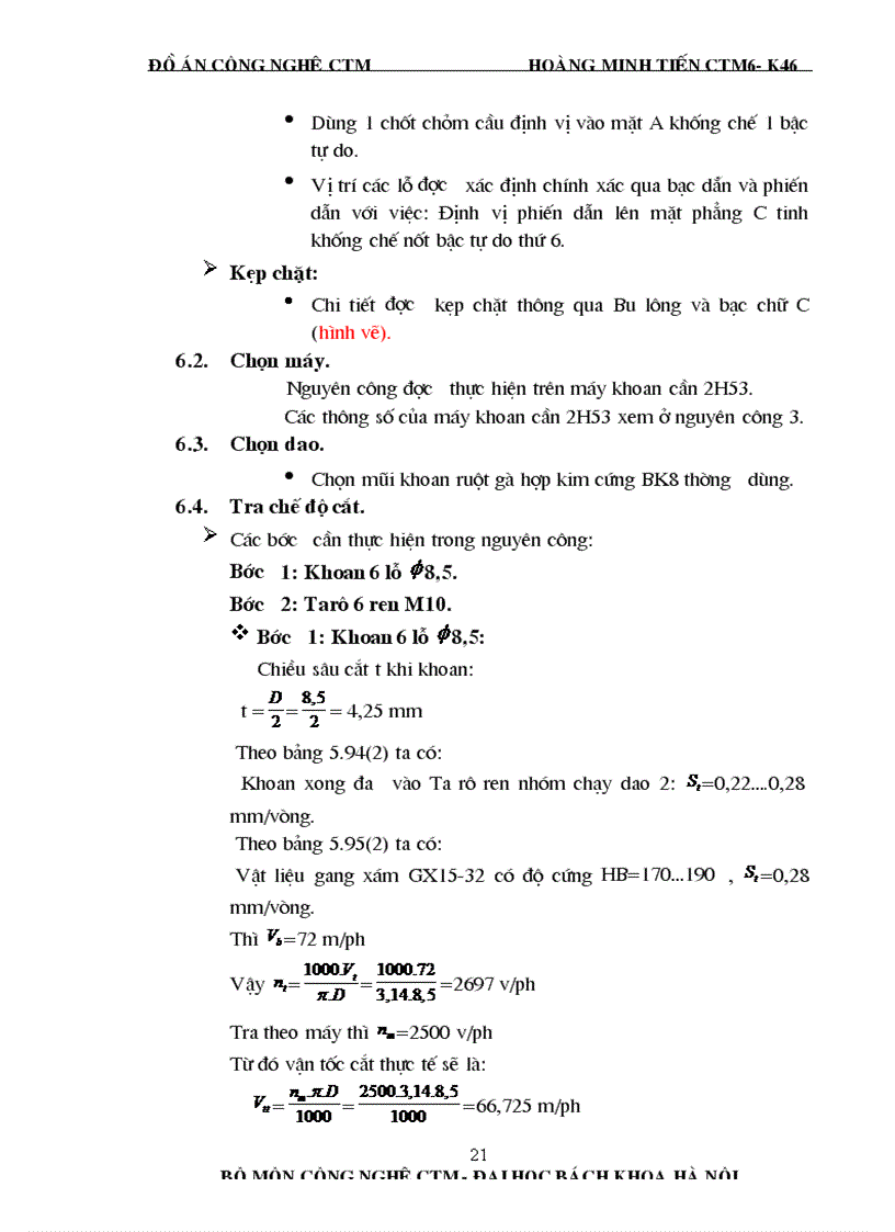 image for page Thiết kế quy trình công nghệ chế tạo chi tiết gối đỡ Bản vẽ AutoCAD