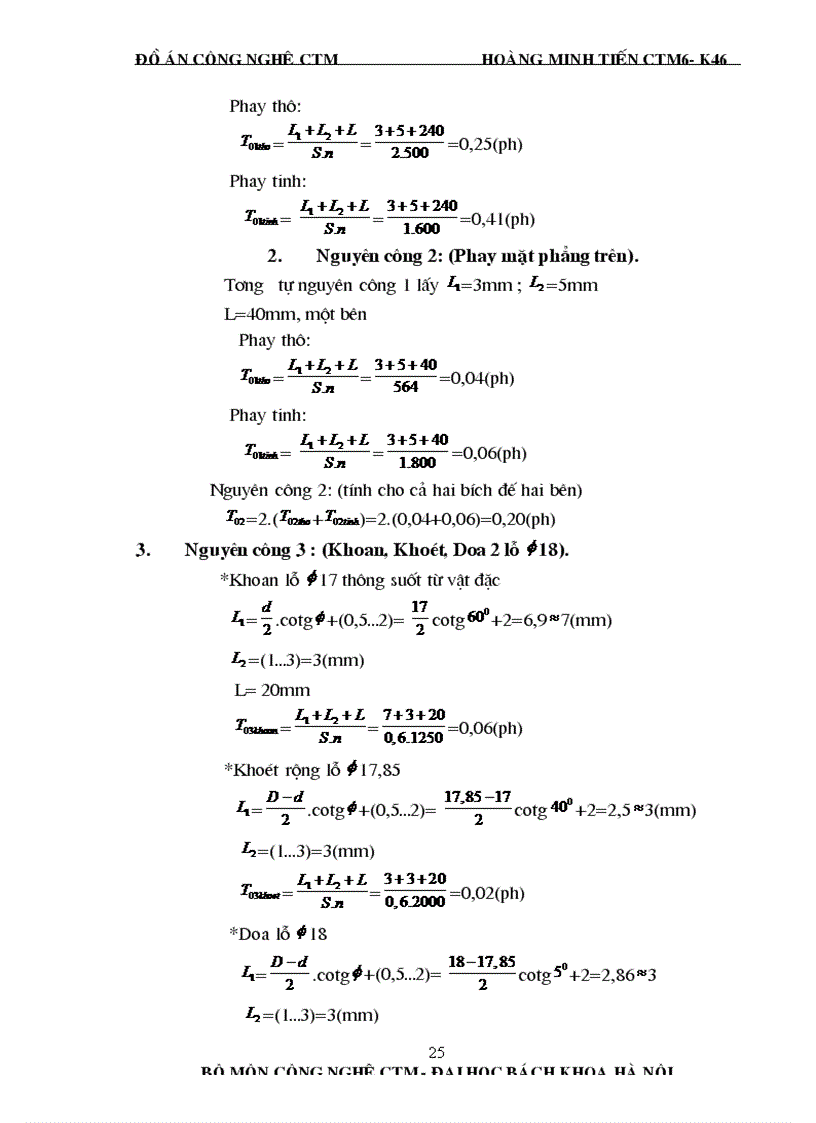 image for page Thiết kế quy trình công nghệ chế tạo chi tiết gối đỡ Bản vẽ AutoCAD